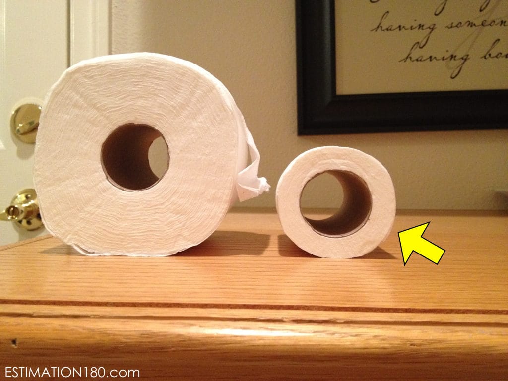 How many sheets on the roll? - Estimation180